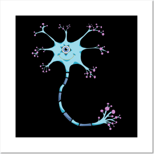 Happy Neuron Posters and Art